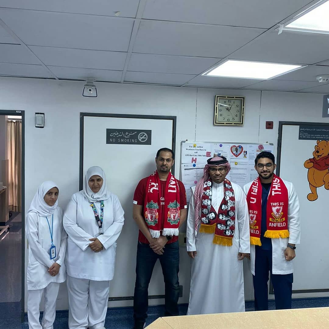 Visit to Pediatric Patients at Salmaniya Medical Complex