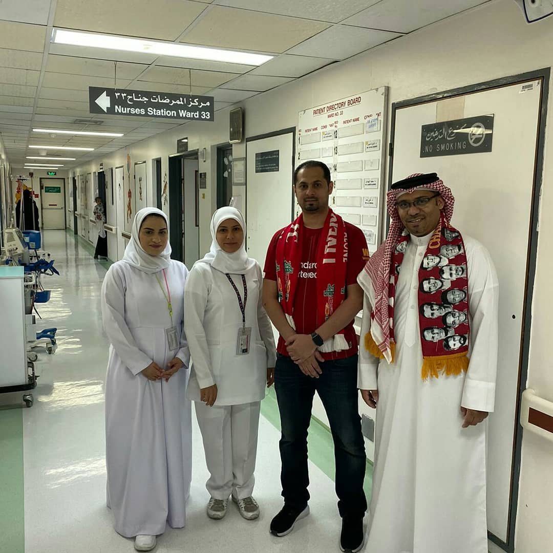 Visit to Pediatric Patients at Salmaniya Medical Complex